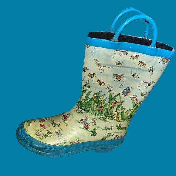 Toddler Vintage Servl’s by Honeywell Critter Rainboots Size 11 - Picture 1 of 7